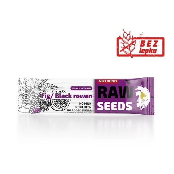Fotografie - Raw seeds bar Fig Black rowan Nutrend