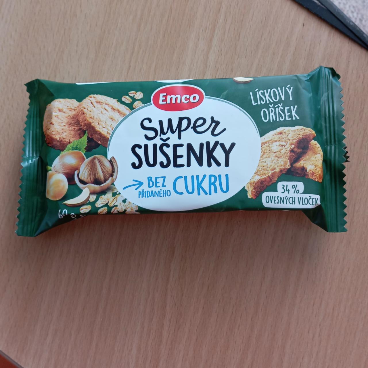 Fotografie - Super sušenky bez přidaného cukru Lískový oříšek Emco