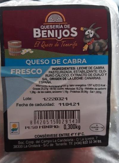 Fotografie - Queso de Cabra Fresco Quesería de Benijos (Tenerife)