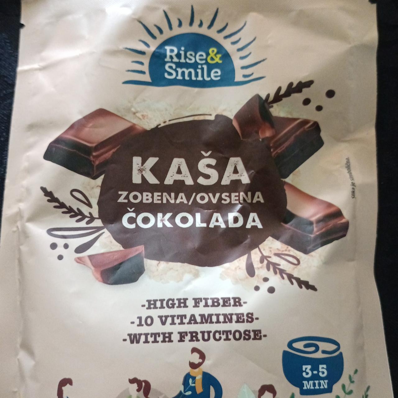 Fotografie - Kaša zobena/ovsena čokolada Rise&Smile