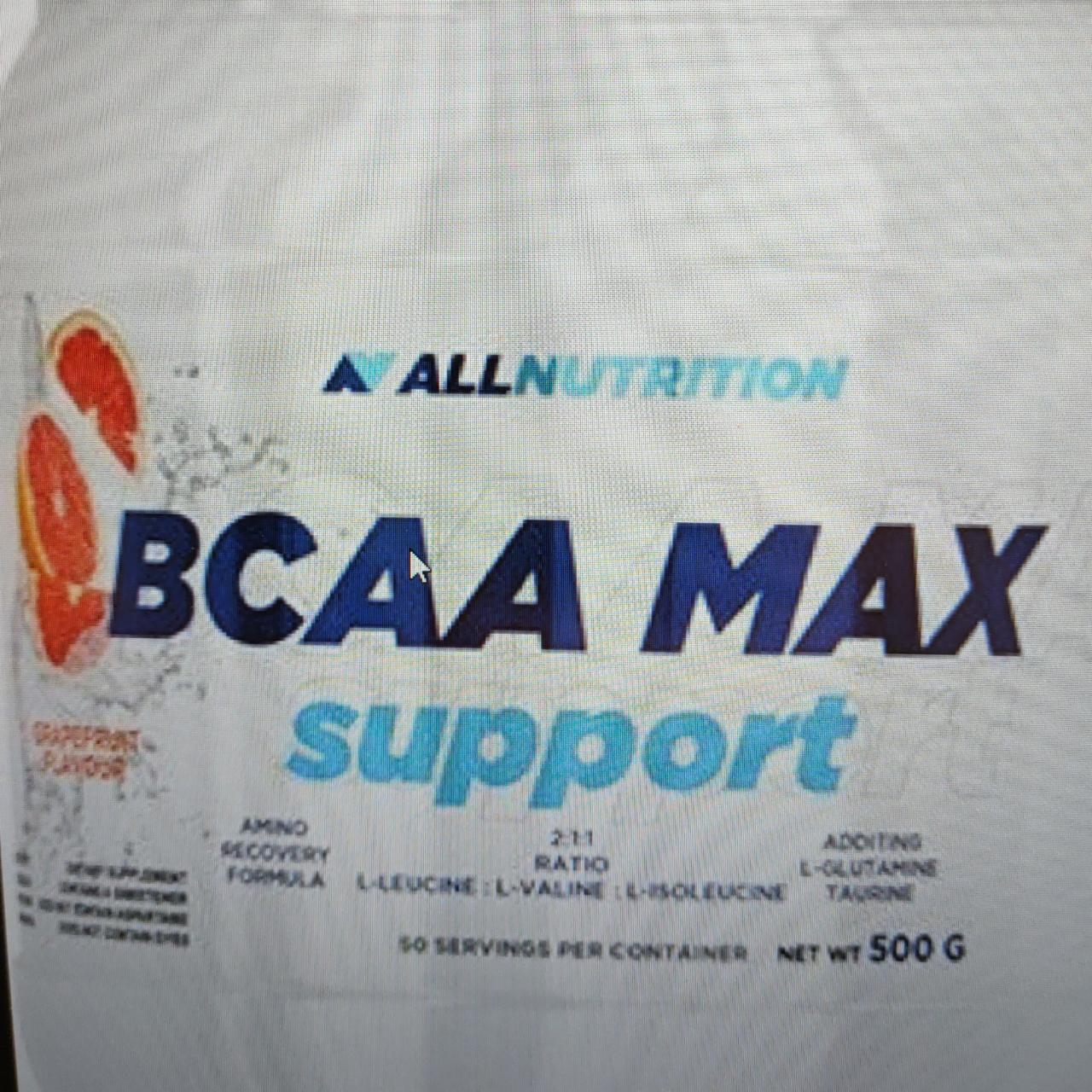 Fotografie - BCAA Max Support grep AllNutrition