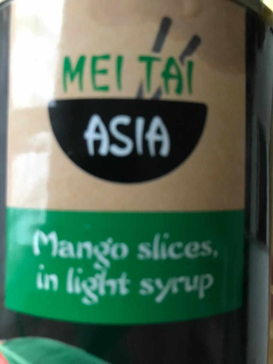 Fotografie - Mango slices in light syrup Mei Tai Asia