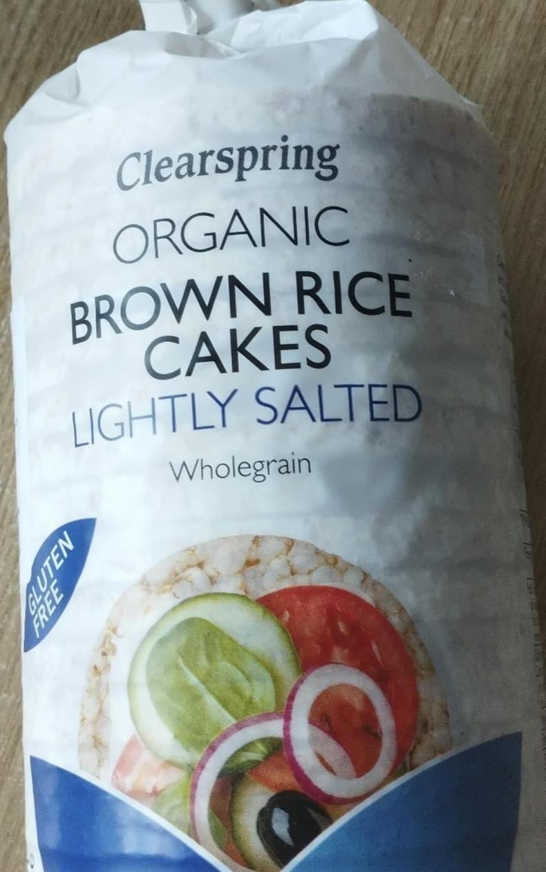 Fotografie - Celozrnné rýžové chlebíčky z hnědé rýže bez lepku Bio - jemně solené Clearspring