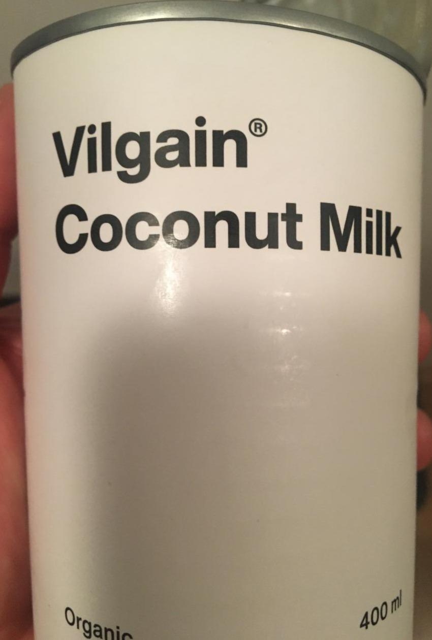 Fotografie - Organic Coconut Milk Vilgain