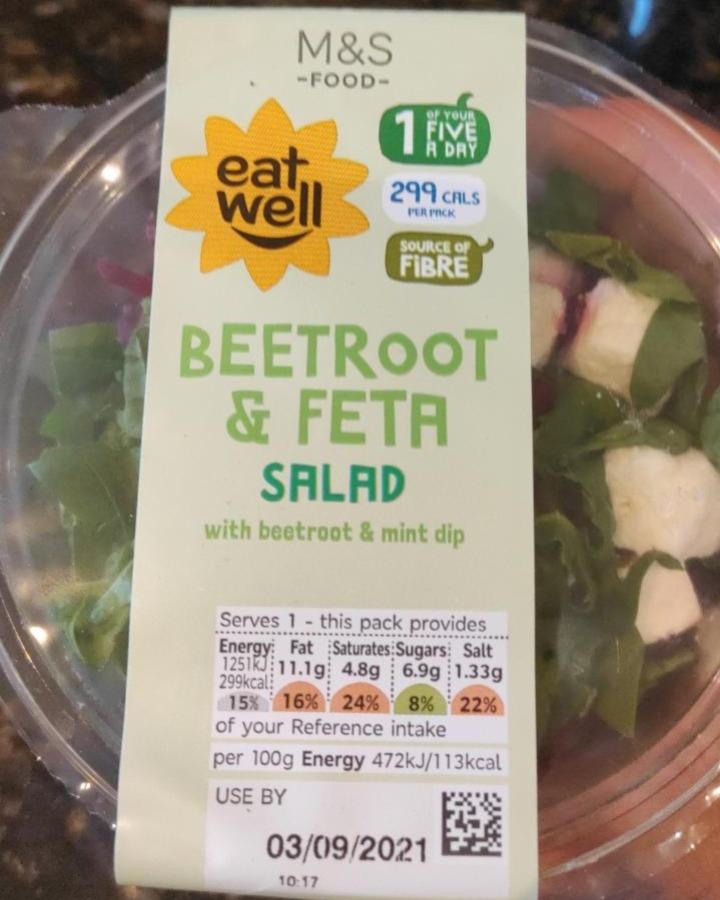 Fotografie - Beetroot & feta salad M&S Food