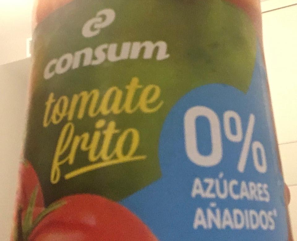 Fotografie - Tomate Frito 0 % Azúcar Añadido Consum
