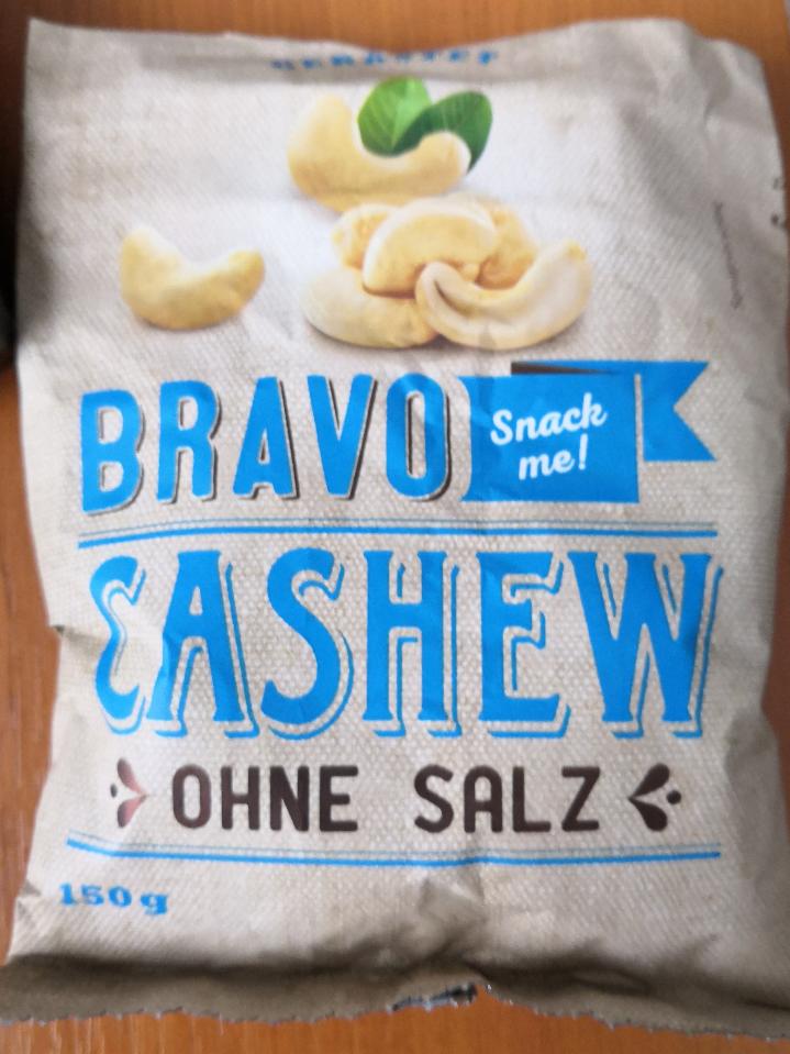 Fotografie - Cashew ohne Salz Bravo