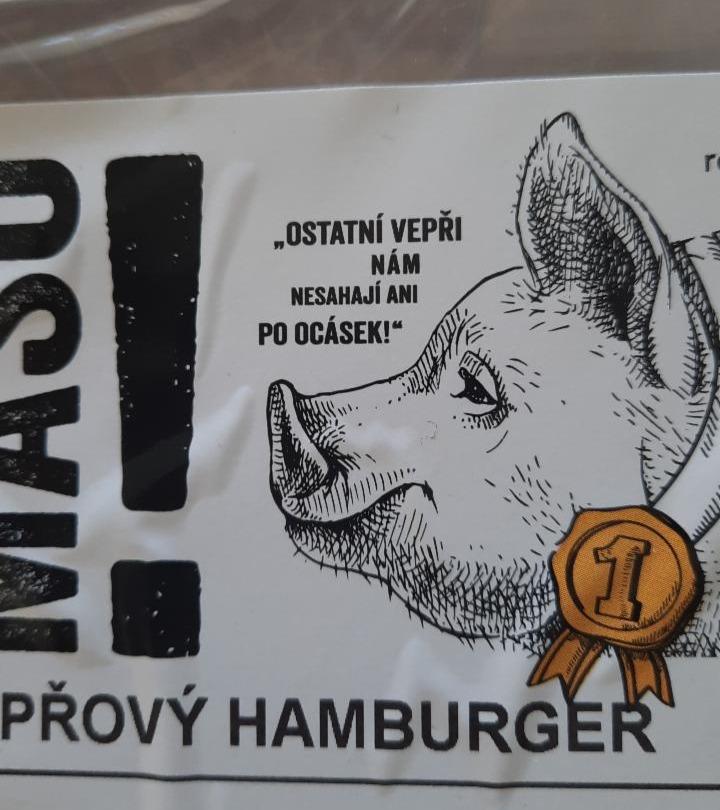 Fotografie - Maso! Vepřový hamburger Rohlik.cz