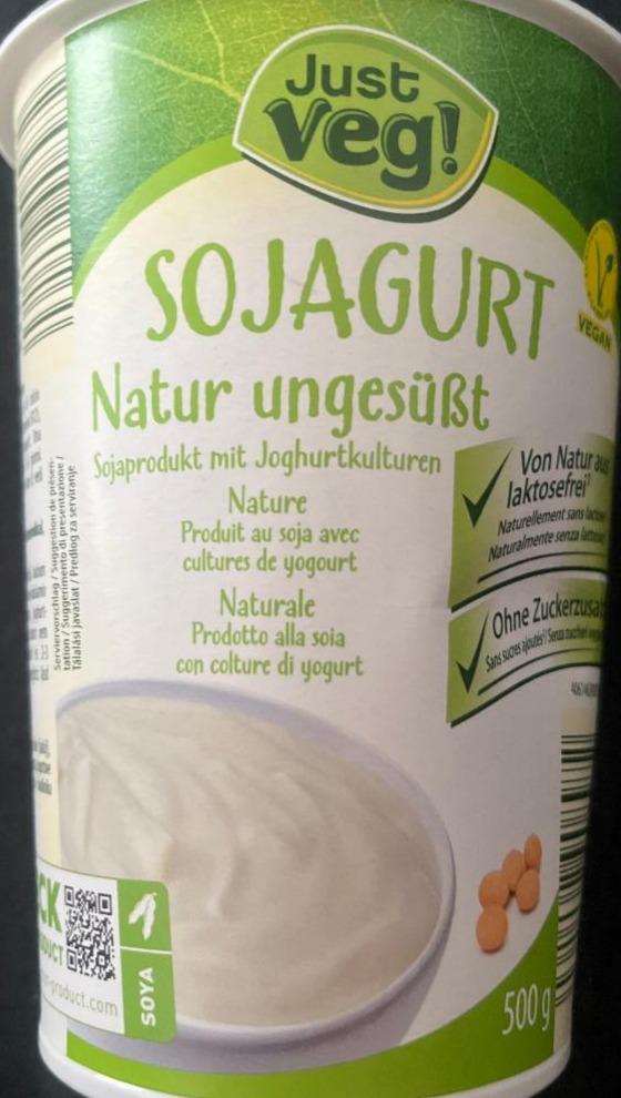 Fotografie - Sojagurt Natur Gesüßt Just Veg!