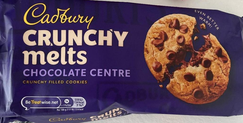 Fotografie - Crunchy melts chocolate centre Cadbury
