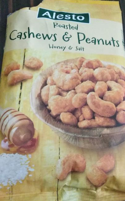 Fotografie - Roasted cashews & peanuts Honey & Salt Alesto