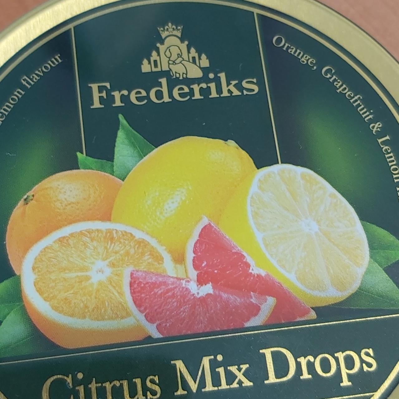 Fotografie - citrus mix drops Frederiks