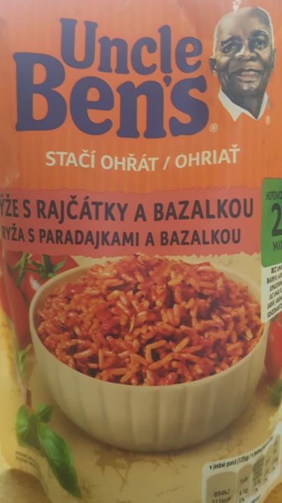 Fotografie - Uncle Ben's Rýže s rajčaty a bazalkou