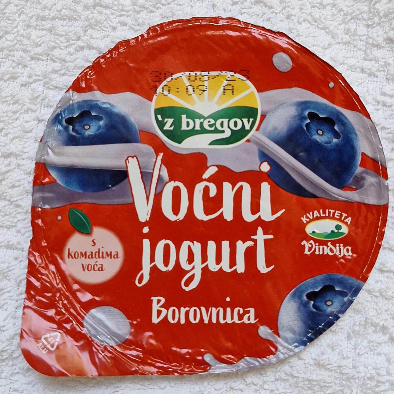 Fotografie - Voćni jogurt Borovnica Z bregov