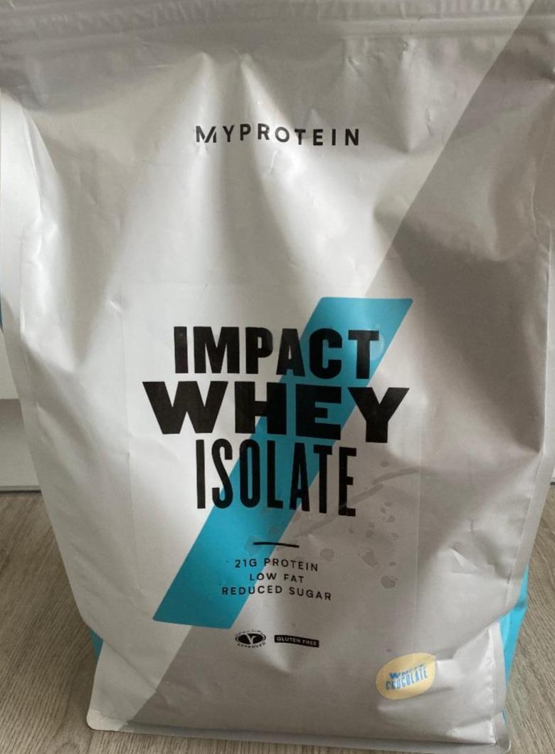Fotografie - Impact Whey Isolate White Chocolate Myprotein
