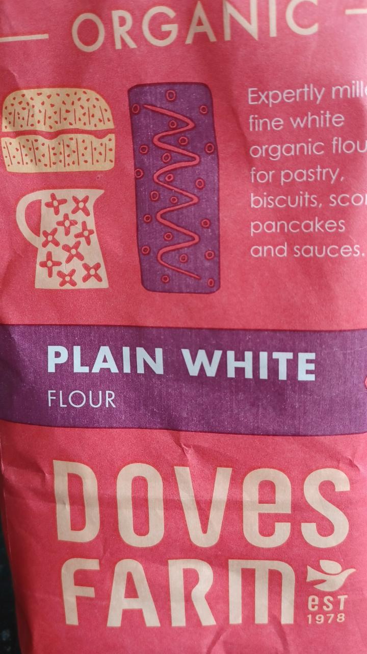 Fotografie - Organic plain white flour Doves Farm