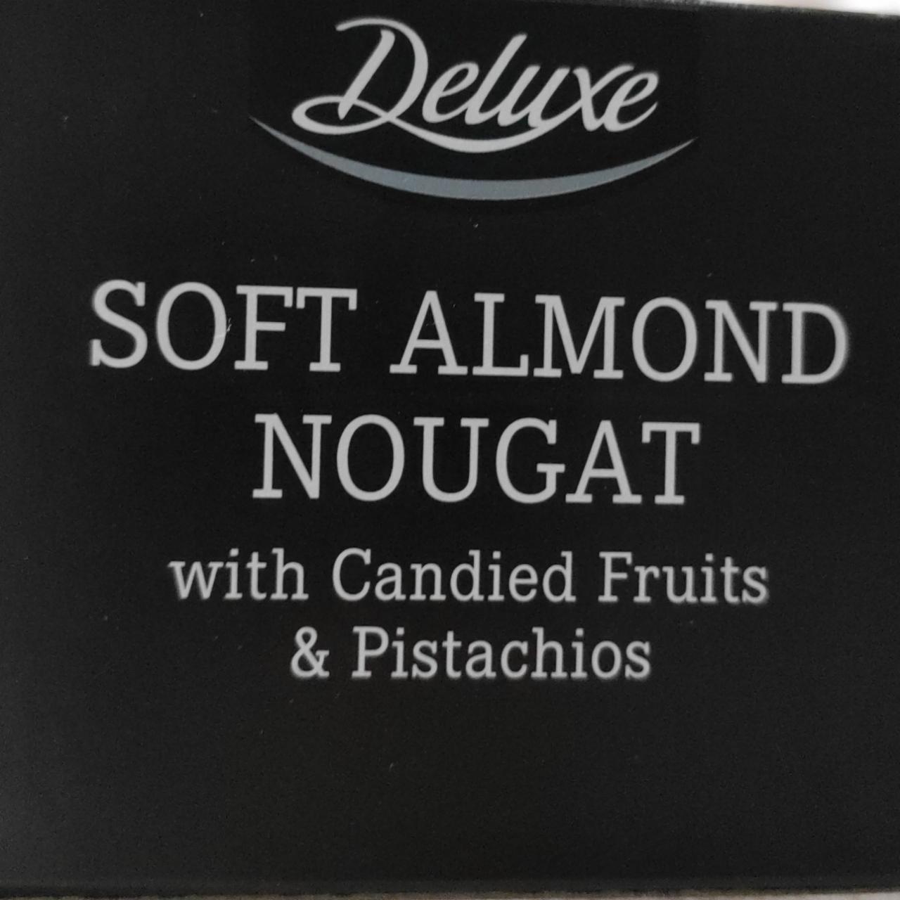Fotografie - Soft Almond Nougat With Candied Fruits & Pistachios Deluxe