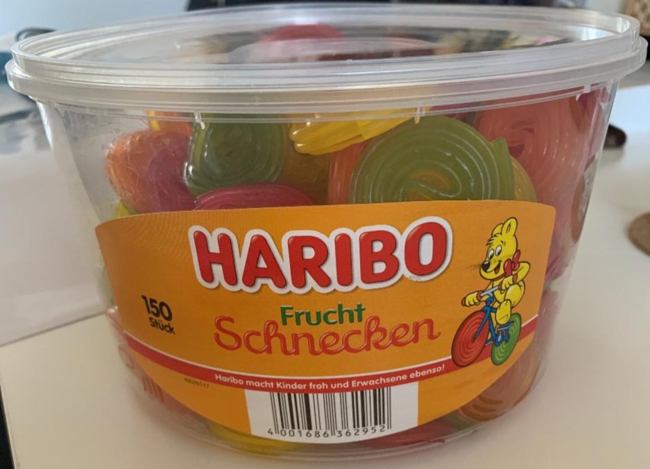 Fotografie - Frucht Schnecken Haribo
