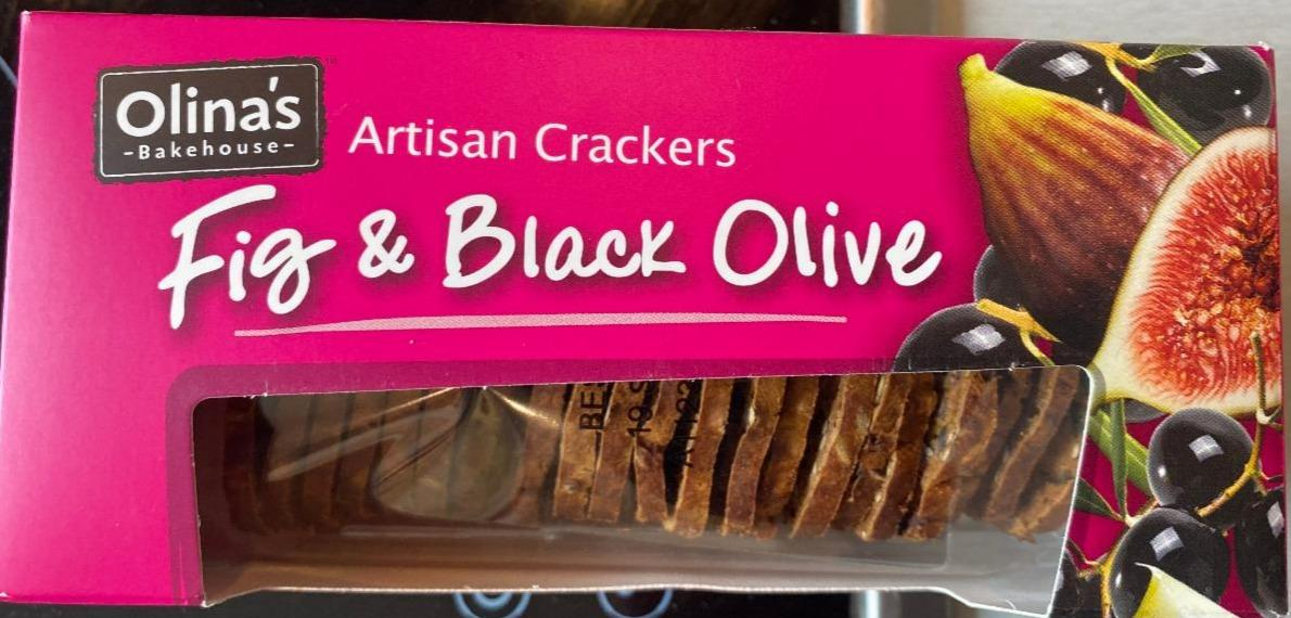 Fotografie - Artisan Crackers Fig & Black Olive Olina's Bakehouse