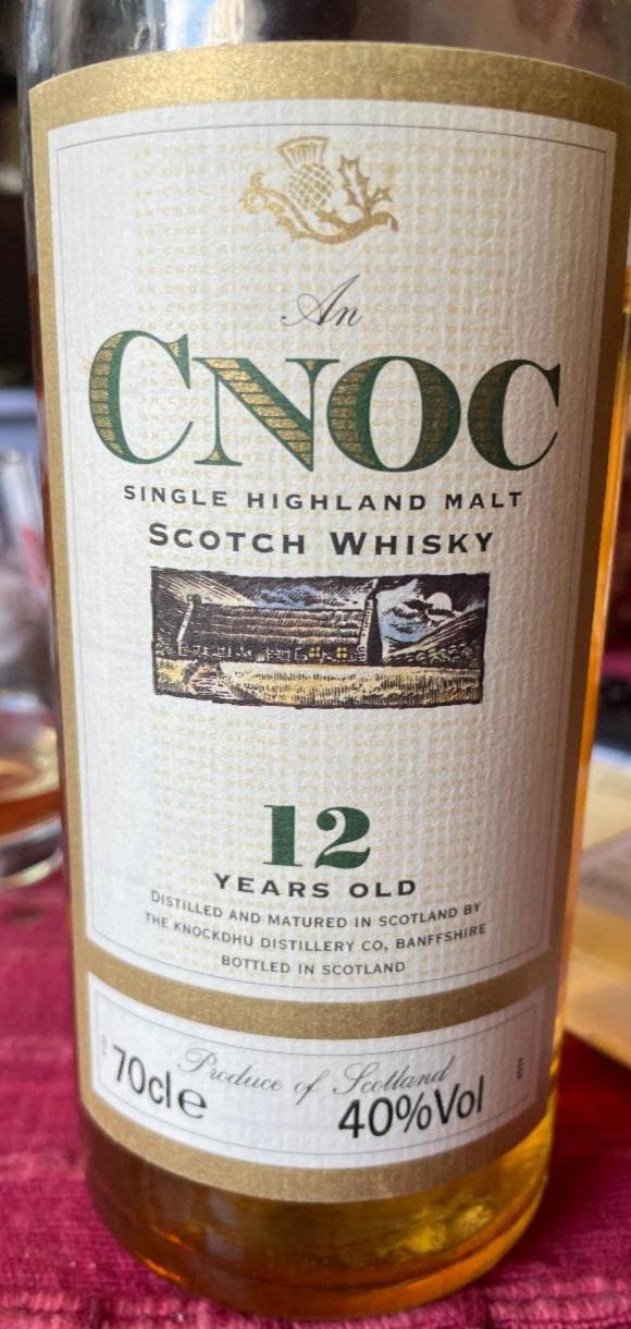 Fotografie - Single Highland Malt Scotch Whisky anCnoc
