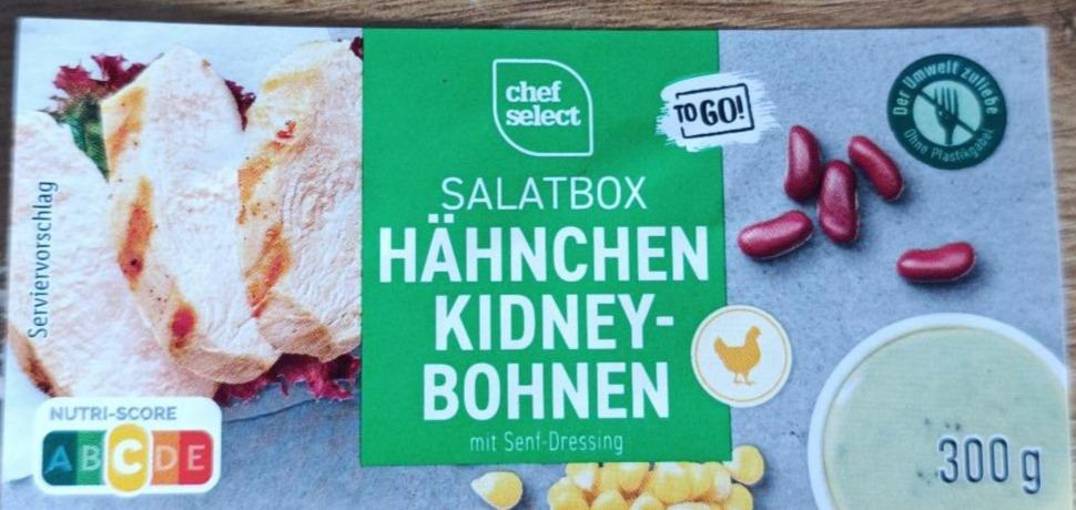 Fotografie - Salatbox hänchen kidney-bohnen mit senf-dressing Chef Select