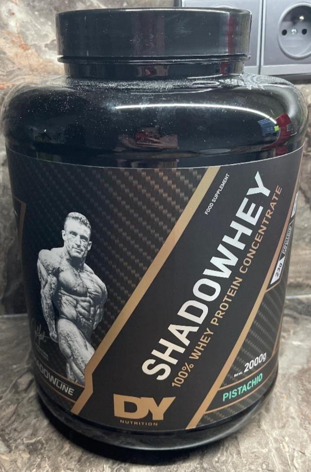 Fotografie - Shadowhey 100% Whey protein concentrate Pistachio DY Nutrition