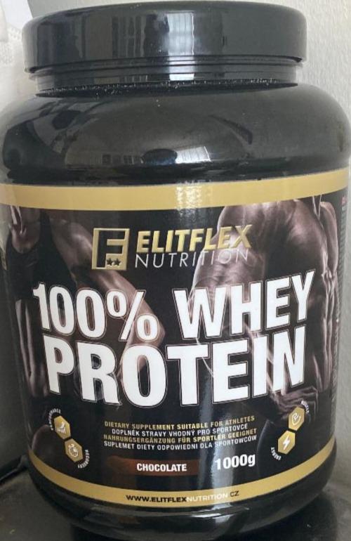 Fotografie - 100% Whey Protein Chocolate Elitflex Nutrition