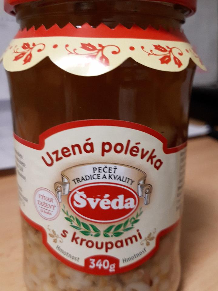 Fotografie - uzená polévka s kroupami Švéda
