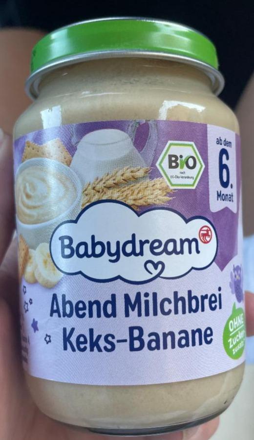 Fotografie - Bio Abend Milchbrei Keks-Banane Babydream