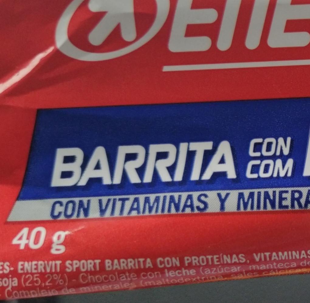 Fotografie - Barrita con Proteinas 26% Enervit