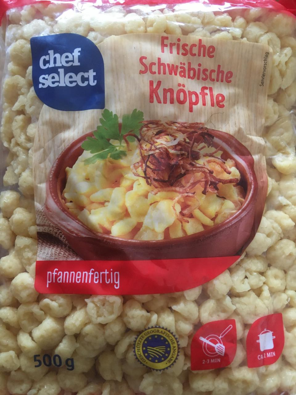 Fotografie - Frische Schwäbische Knöpfle Chef select