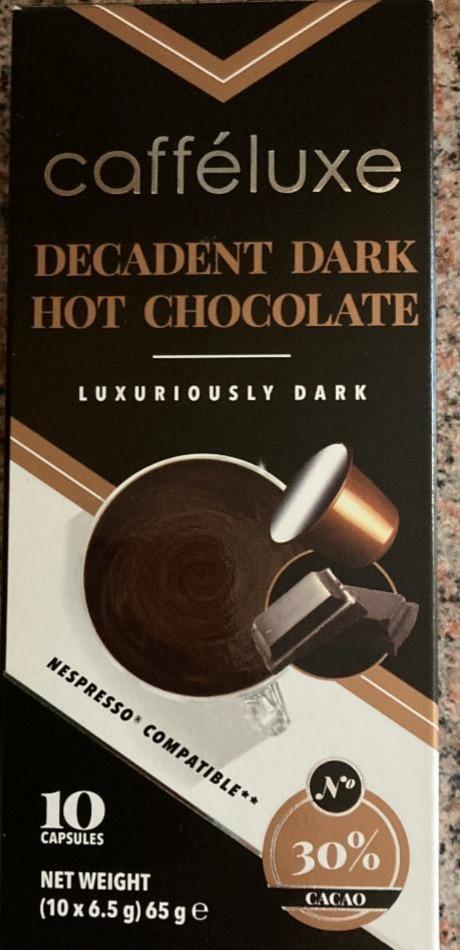 Fotografie - cafféluxe Decadent dark hot chocolate