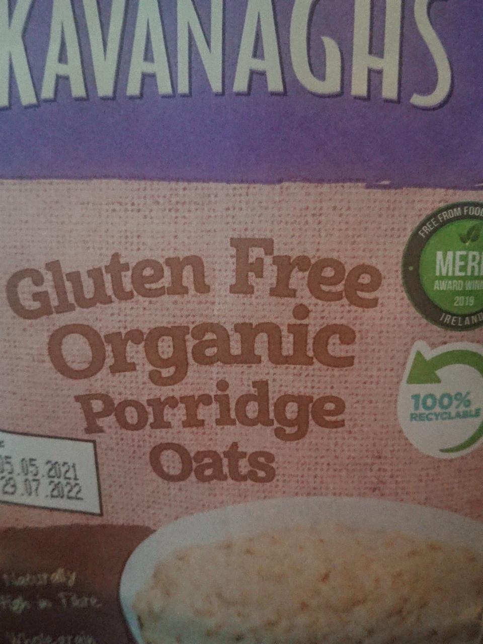 Fotografie - Gluten Free Organic Porridge Oats Kavanagh's