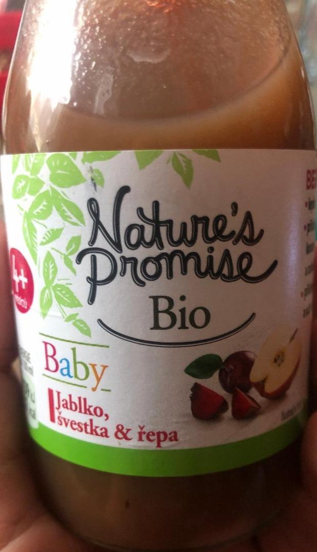 Fotografie - Bio Baby Jablko, švestka & řepa Nature's Promise