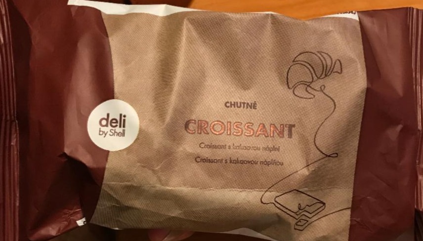 Fotografie - Croissant s kakaovou náplní Deli by Shell