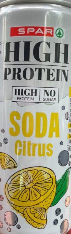 Fotografie - High protein soda citrus