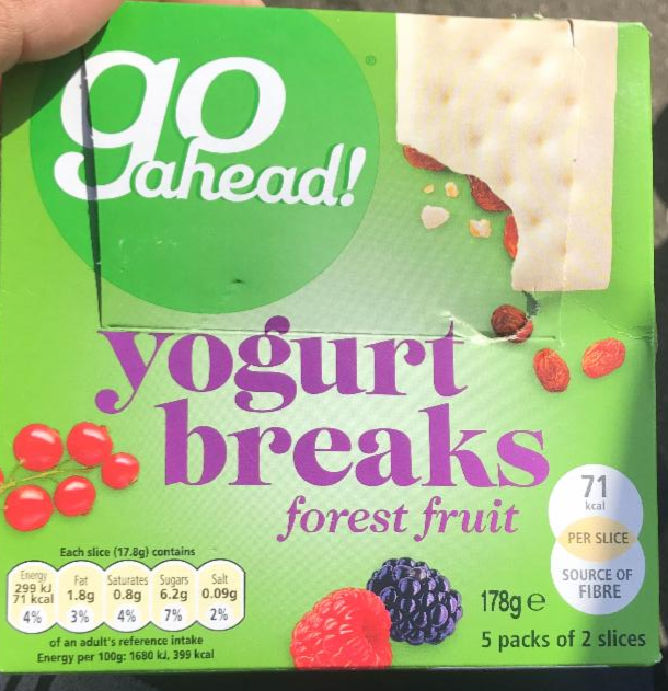 Fotografie - Yogurt Breaks Forest Fruit - Go Ahead