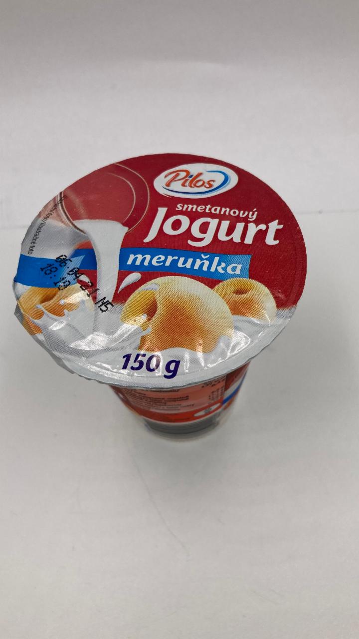 Fotografie - smetanový jogurt meruňka Pilos