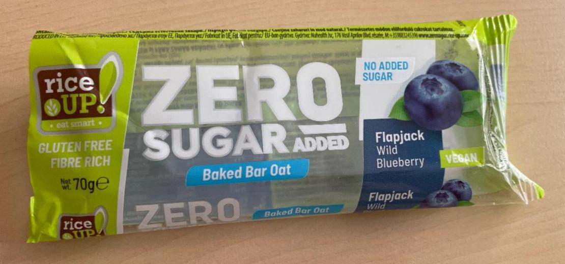 Fotografie - Zero Sugar Added Flapjack Wild Blueberry Baked Oat Bar Rice up!