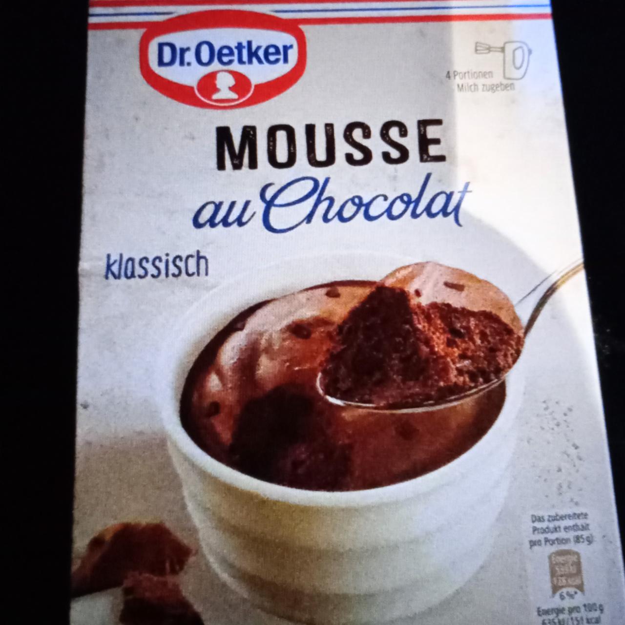Fotografie - Mousse au Chocolat klassisch Dr. Oetker