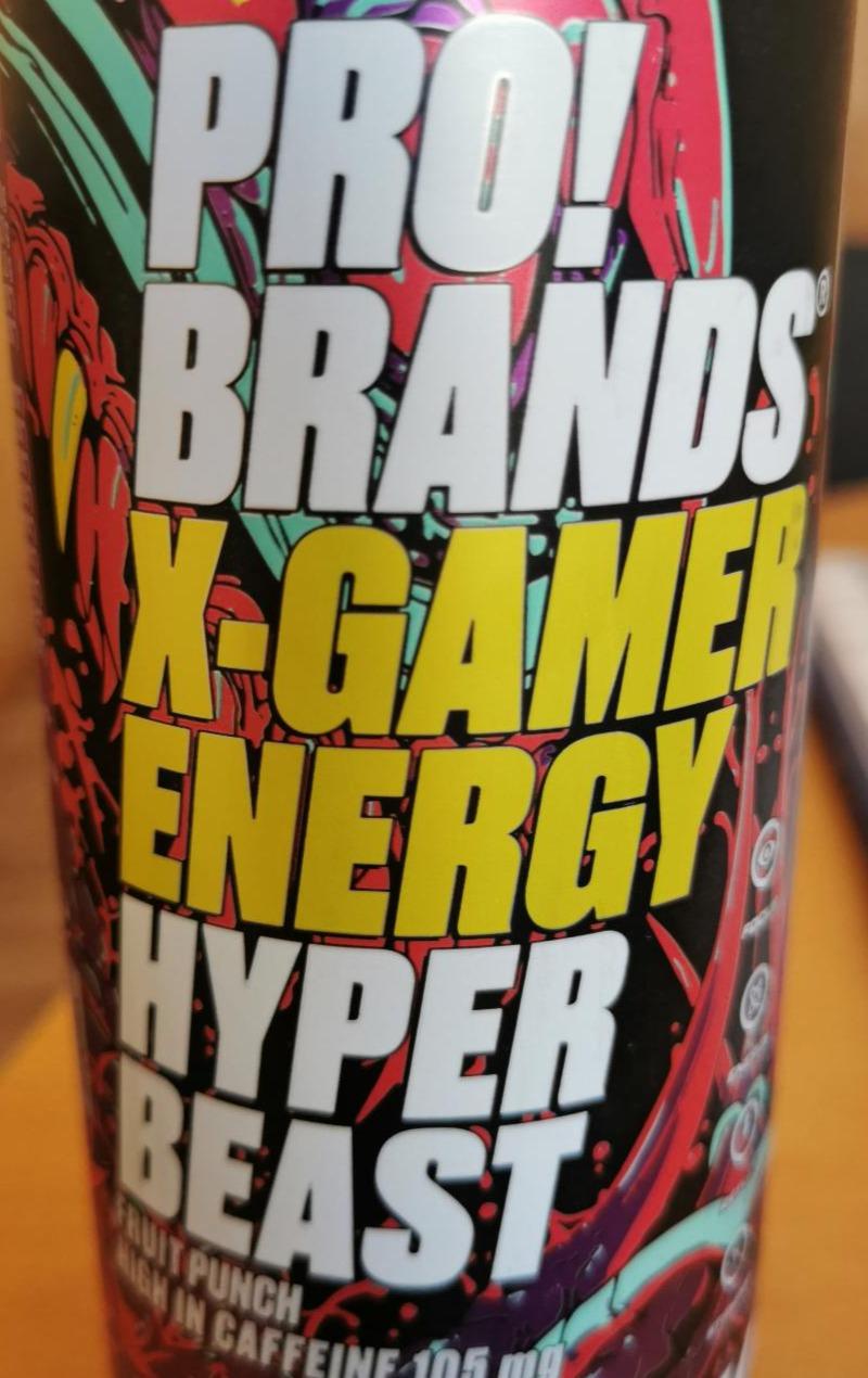 Fotografie - X-Gamer energy HyperBeast Pro!brands