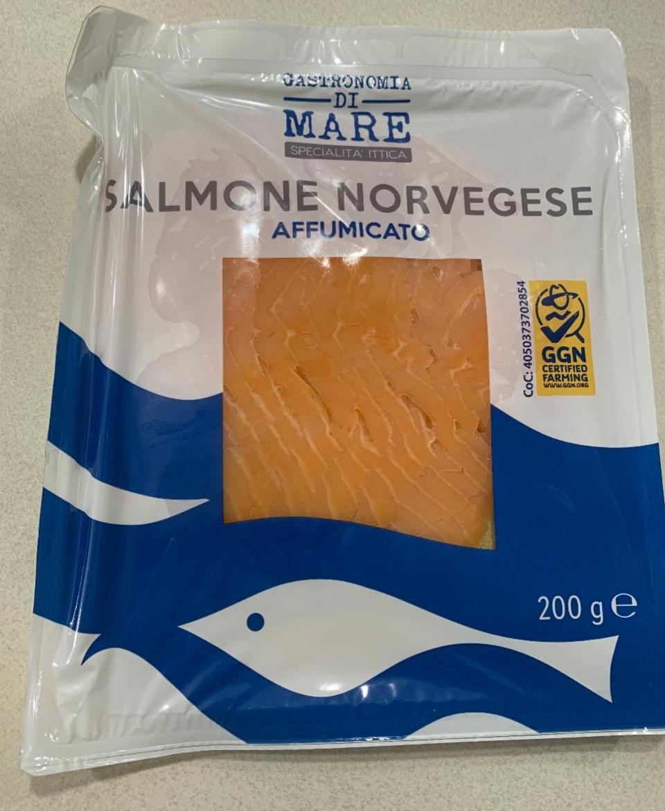 Fotografie - Salmone Norvegese Affumicato Gastronomia di Mare