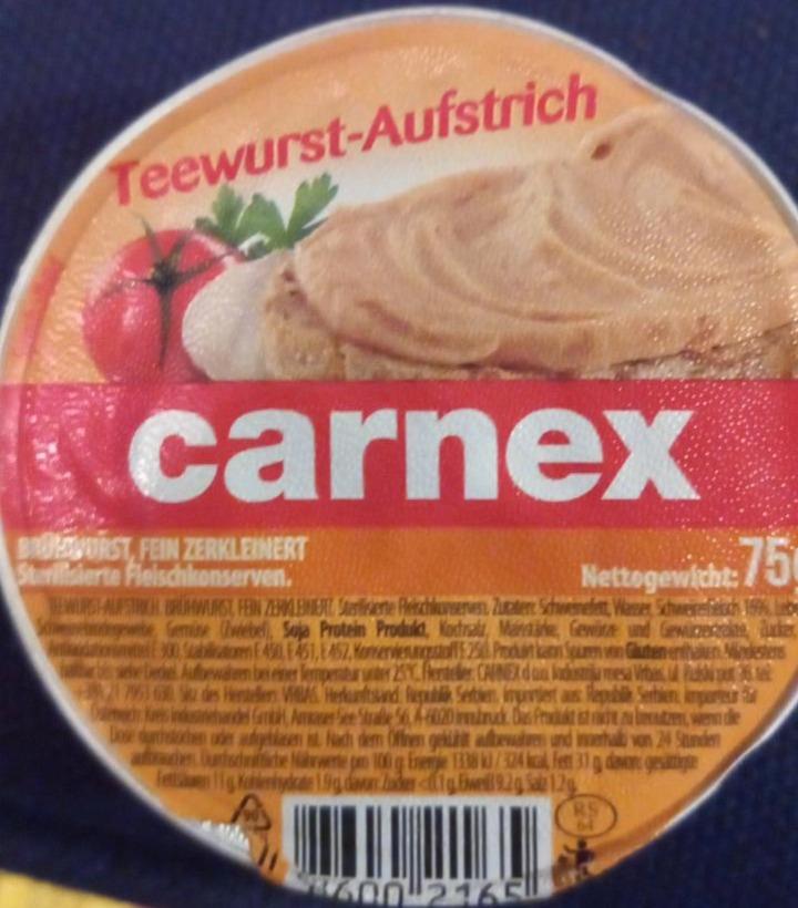 Fotografie - Teewurst-Aufstrich Carnex