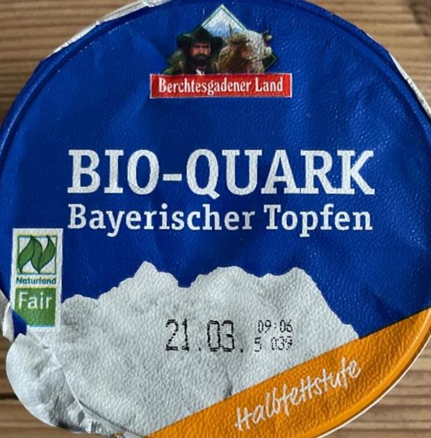 Fotografie - Bio quark Bayerischer Topfen Halbteffstufe Berchtesgadener Land
