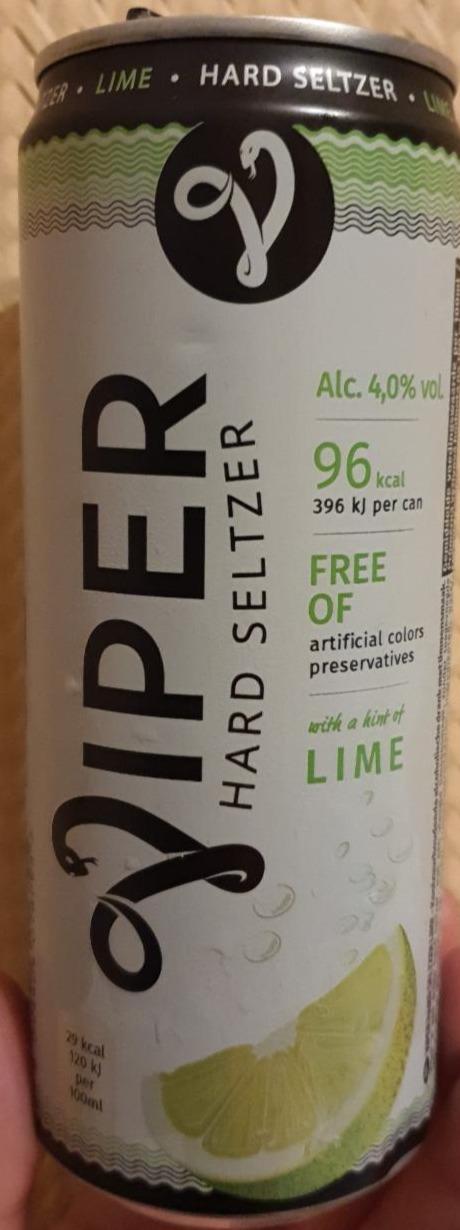 Fotografie - Viper Hard Seltzer Lime Flavored