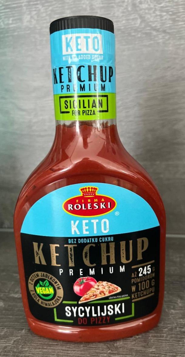 Fotografie - Keto Ketchup Premium Sycylijski do pizzy Firma Roleski