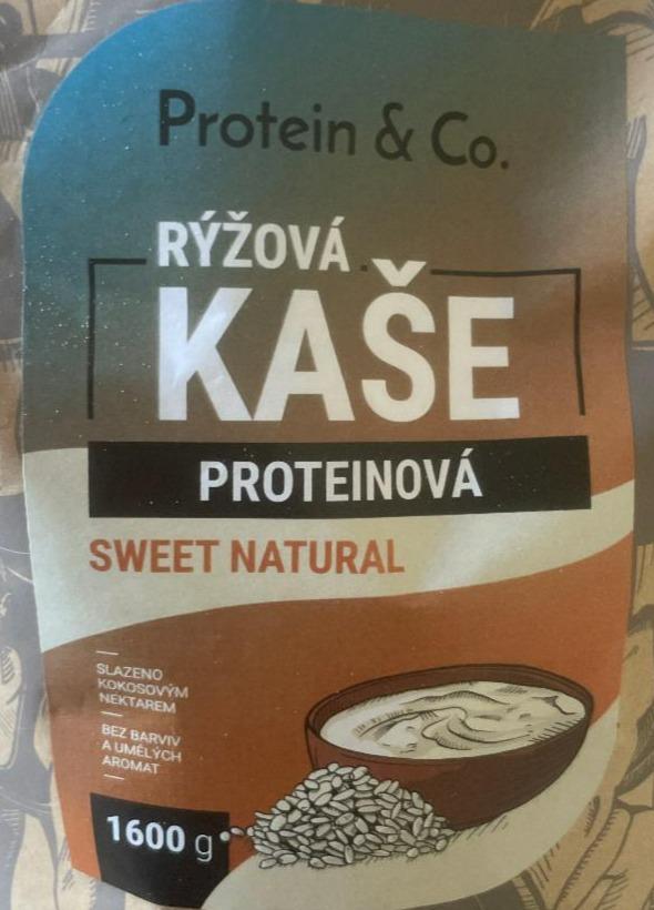 Fotografie - Rýžová kaše proteinová sweet natural Protein & Co.