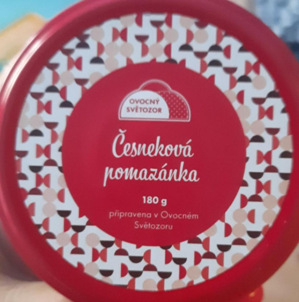 Fotografie - Česneková pomazánka se sýrem Ovocný světozor
