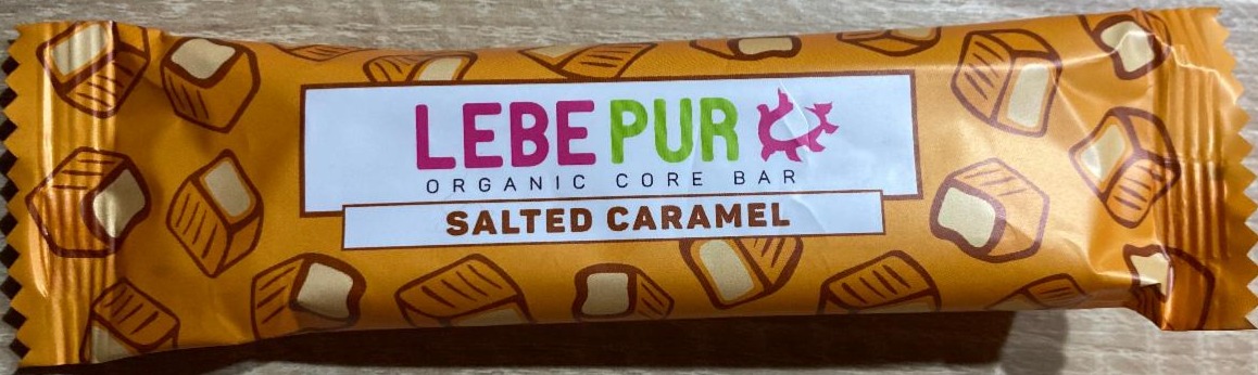 Fotografie - Organic Core Bar Salted Caramel Lebepur