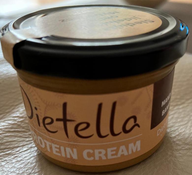 Fotografie - Dietella Protein cream mandle a banán Diet Plan
